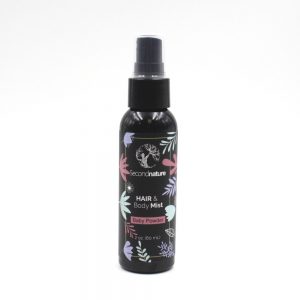 Second Nature Hair and Body Mist 2 oz - Baby Powder
